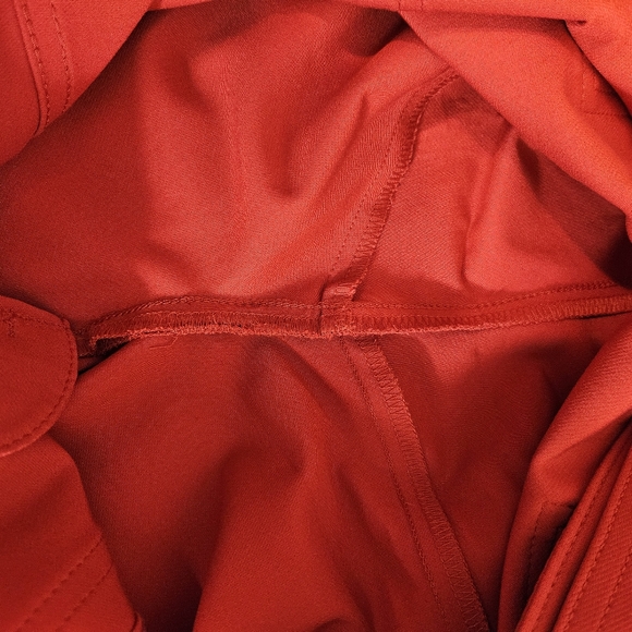 Banana Republic Cargo Pants Womens Size 16 Red High-Rise Belted - Picture 12 of 15